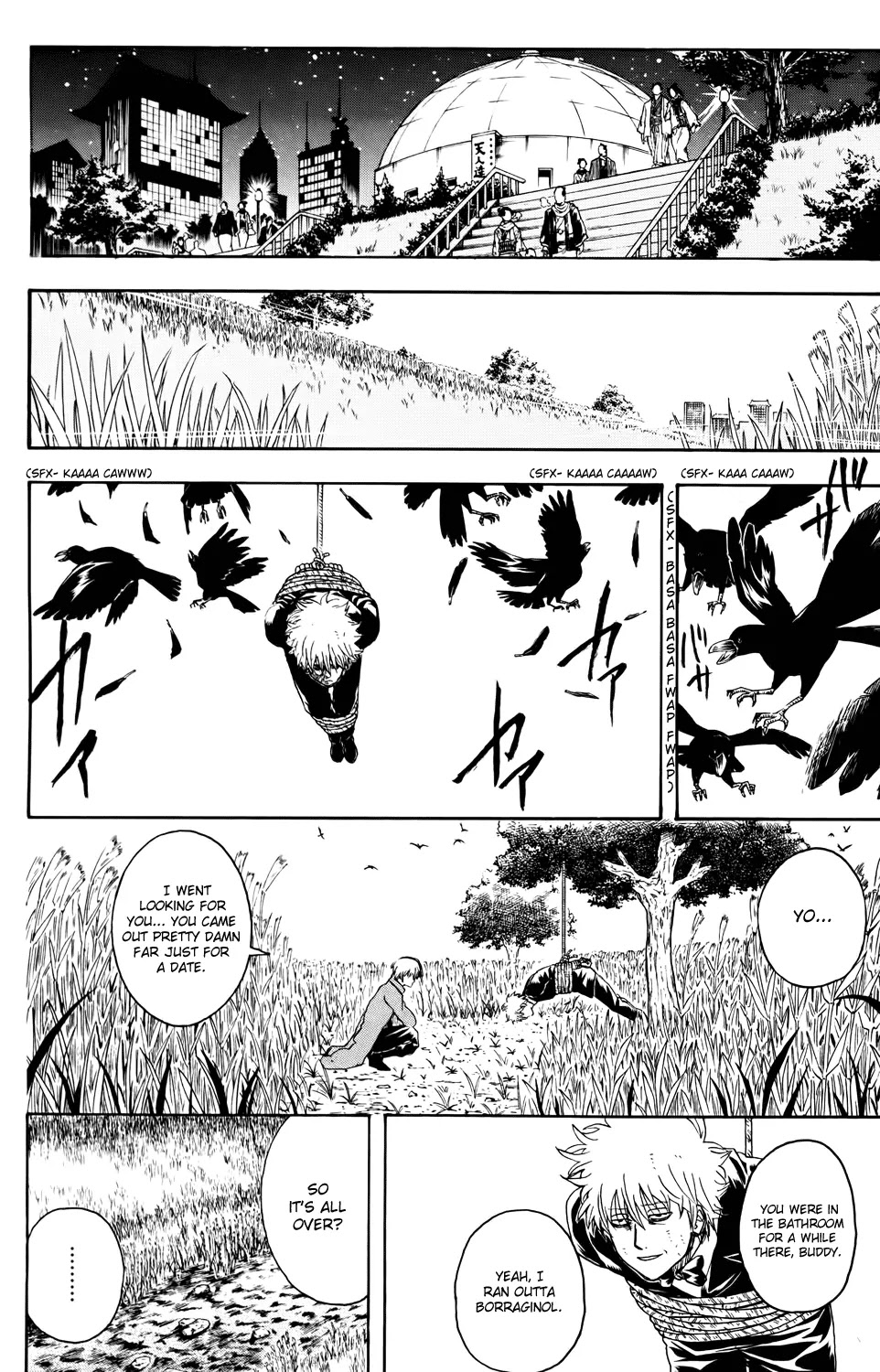 Gintama Chapter 339 page 12 - Chapter 339 : People Are Able to Live by Forgetting Some Things