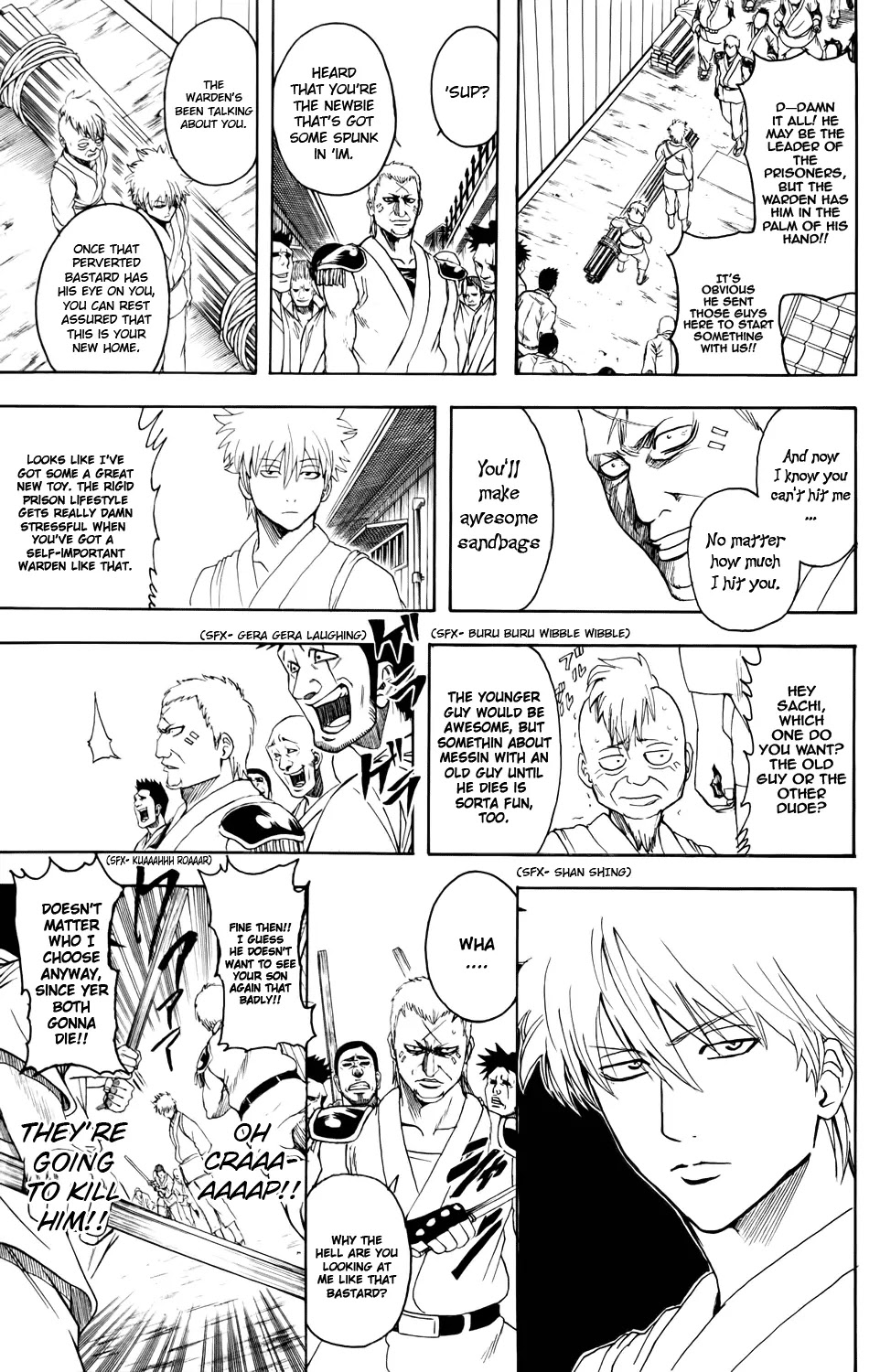Gintama Chapter 340 page 13 - Chapter 340 : Sure Prison Break Season, Two Still Had Some Prison Breaking, But Then It Was The Prison That Is This Rotten Society So You Can still Call It Prison Break
