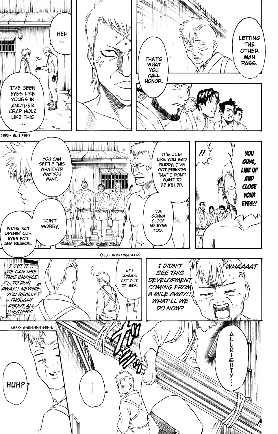 Gintama Chapter 340 page 17 - Chapter 340 : Sure Prison Break Season, Two Still Had Some Prison Breaking, But Then It Was The Prison That Is This Rotten Society So You Can still Call It Prison Break