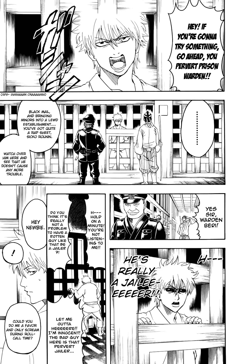 Gintama Chapter 340 page 3 - Chapter 340 : Sure Prison Break Season, Two Still Had Some Prison Breaking, But Then It Was The Prison That Is This Rotten Society So You Can still Call It Prison Break