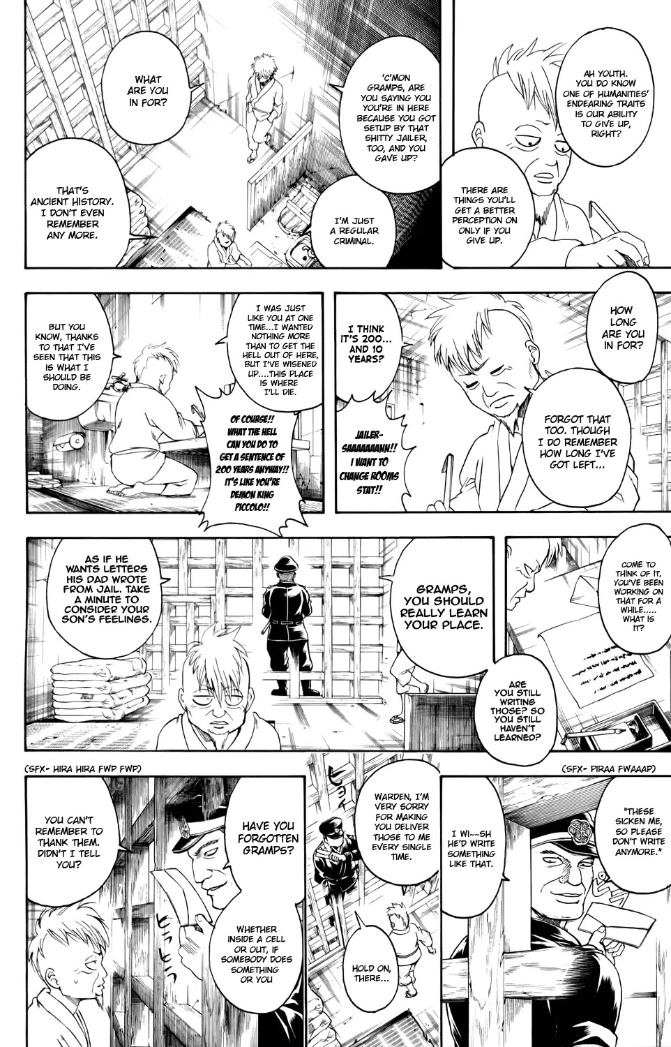 Gintama Chapter 340 page 6 - Chapter 340 : Sure Prison Break Season, Two Still Had Some Prison Breaking, But Then It Was The Prison That Is This Rotten Society So You Can still Call It Prison Break