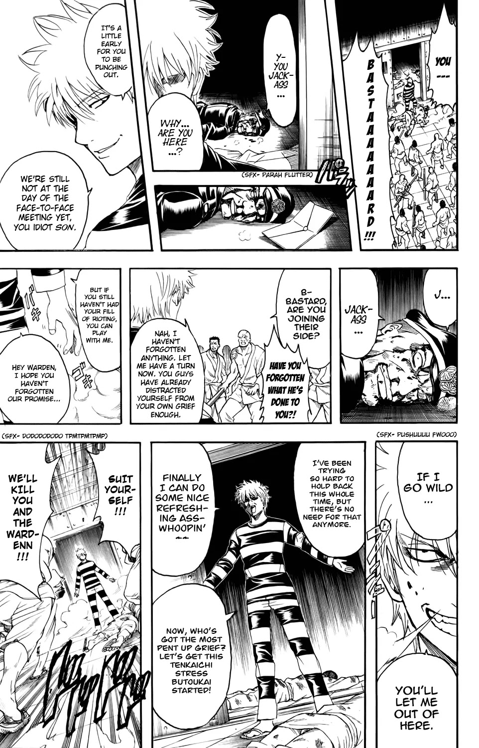 Gintama Chapter 342 page 11 - Chapter 342 : I'll Cast You into the Punishment Chamber