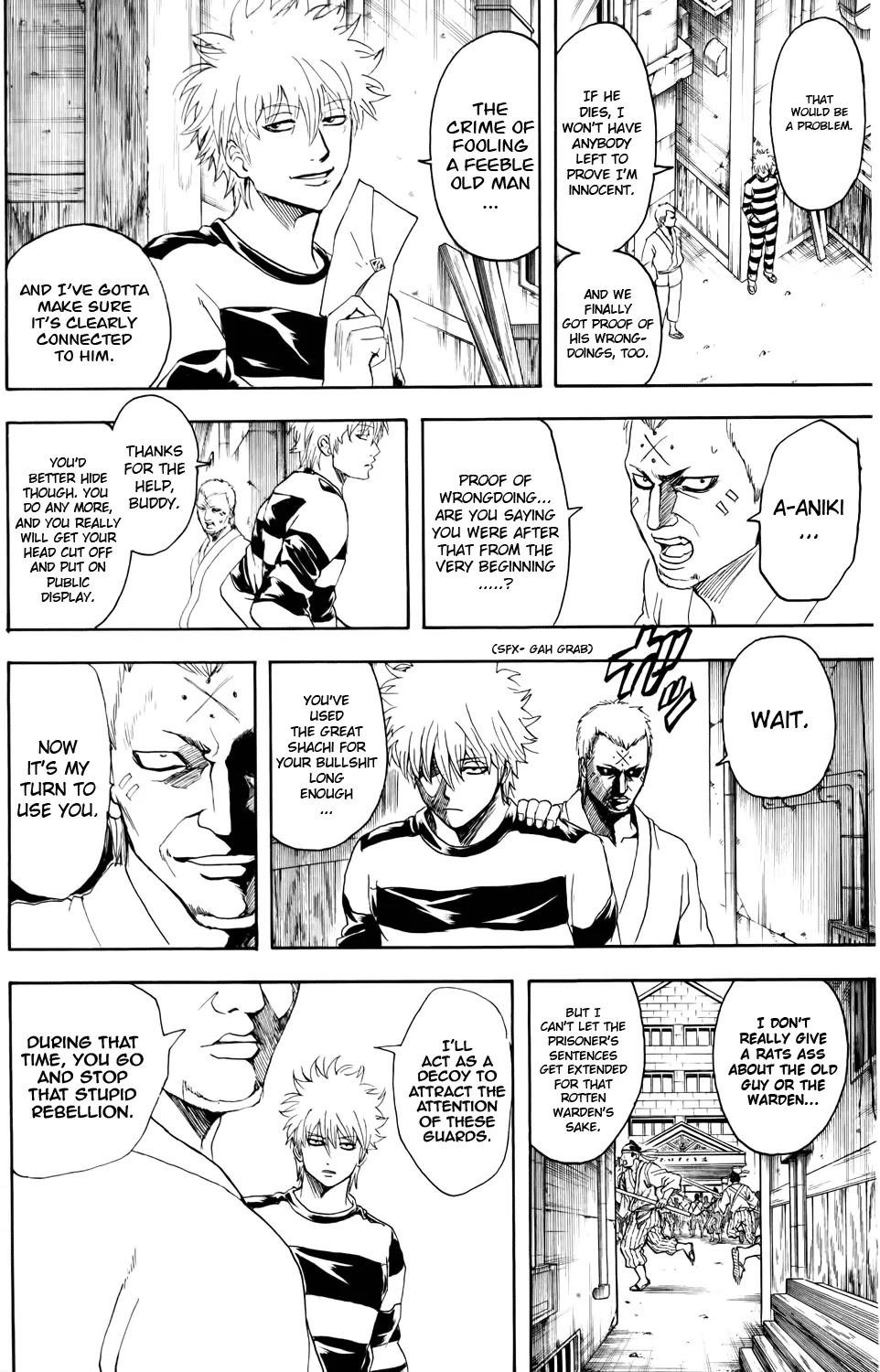 Gintama Chapter 342 page 3 - Chapter 342 : I'll Cast You into the Punishment Chamber