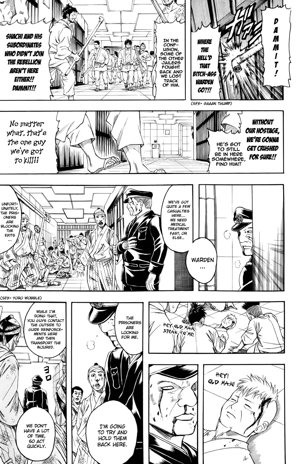 Gintama Chapter 342 page 5 - Chapter 342 : I'll Cast You into the Punishment Chamber