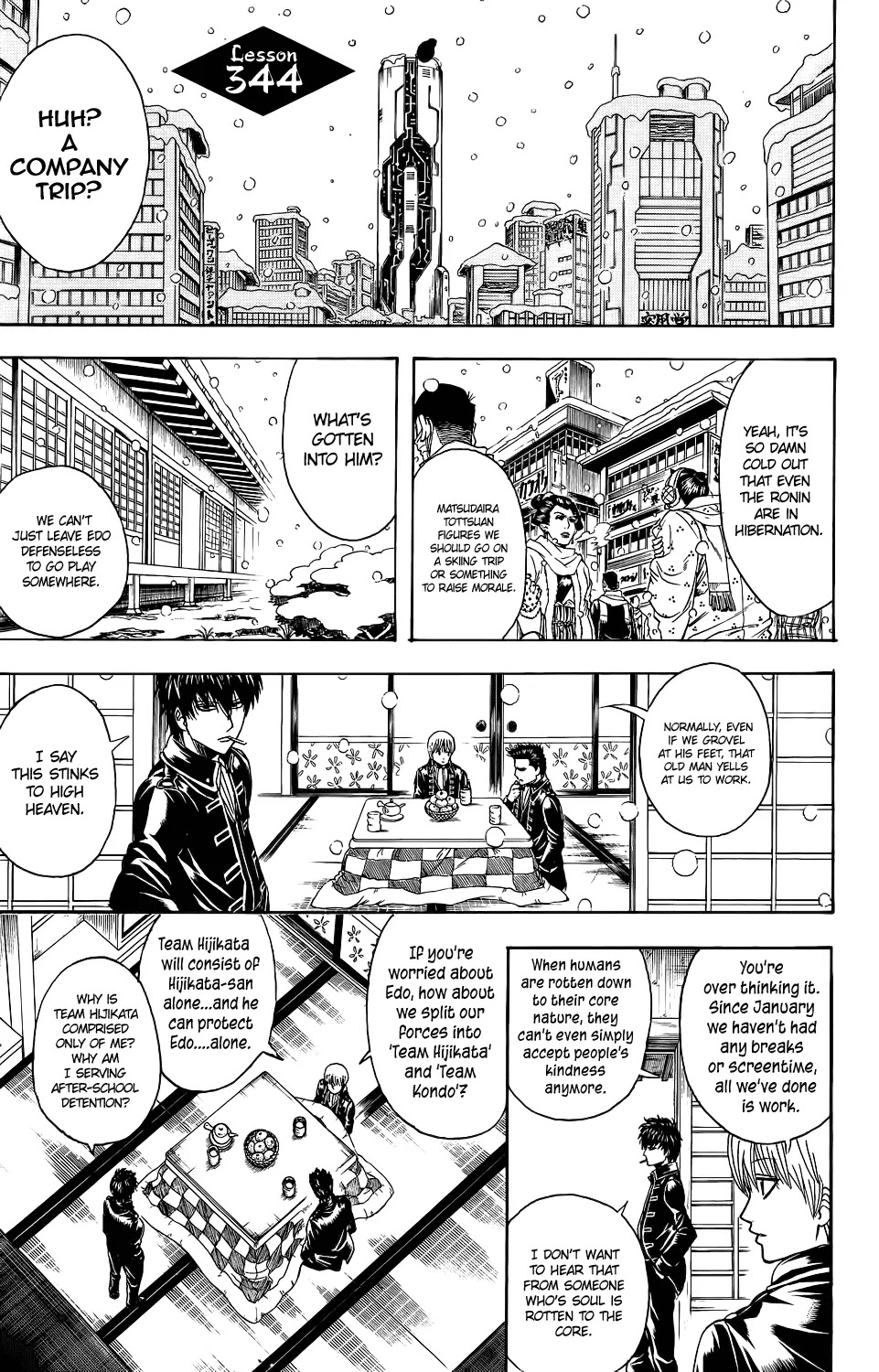 Gintama Chapter 344 page 10 - Chapter 344 : I Daresay, May I Come Skiing with You?