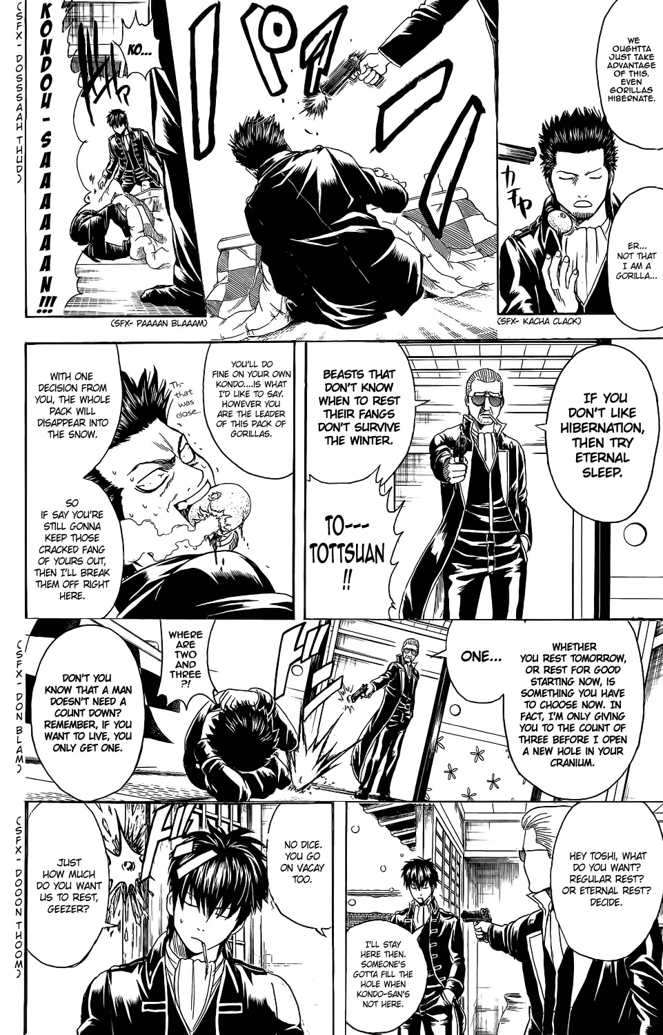 Gintama Chapter 344 page 11 - Chapter 344 : I Daresay, May I Come Skiing with You?