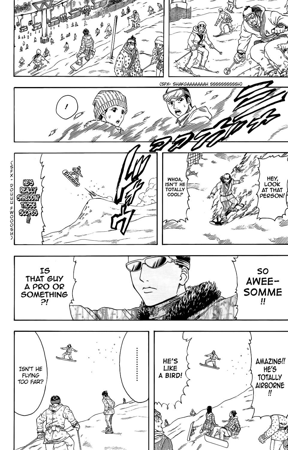 Gintama Chapter 344 page 13 - Chapter 344 : I Daresay, May I Come Skiing with You?