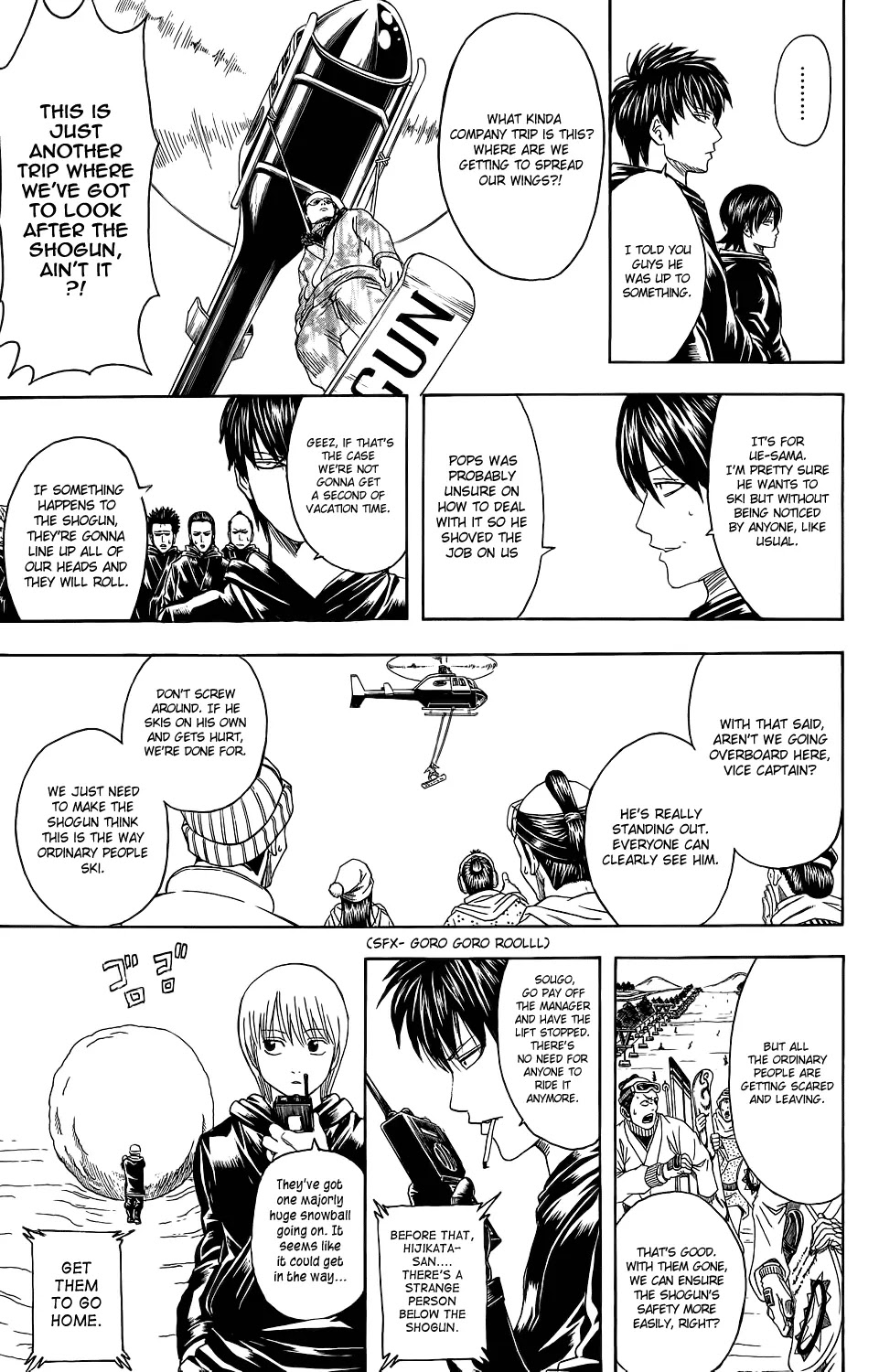 Gintama Chapter 344 page 16 - Chapter 344 : I Daresay, May I Come Skiing with You?