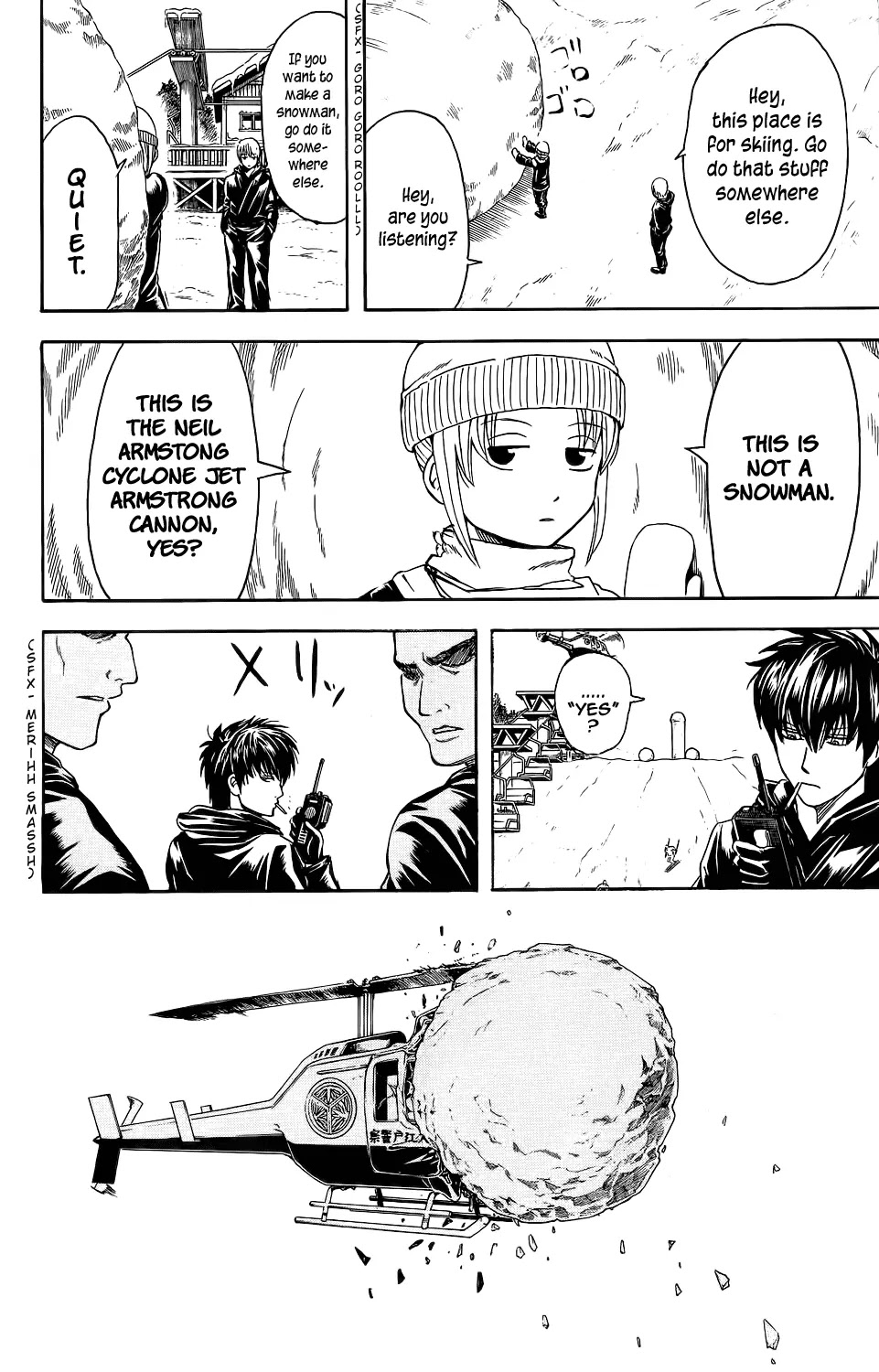 Gintama Chapter 344 page 17 - Chapter 344 : I Daresay, May I Come Skiing with You?