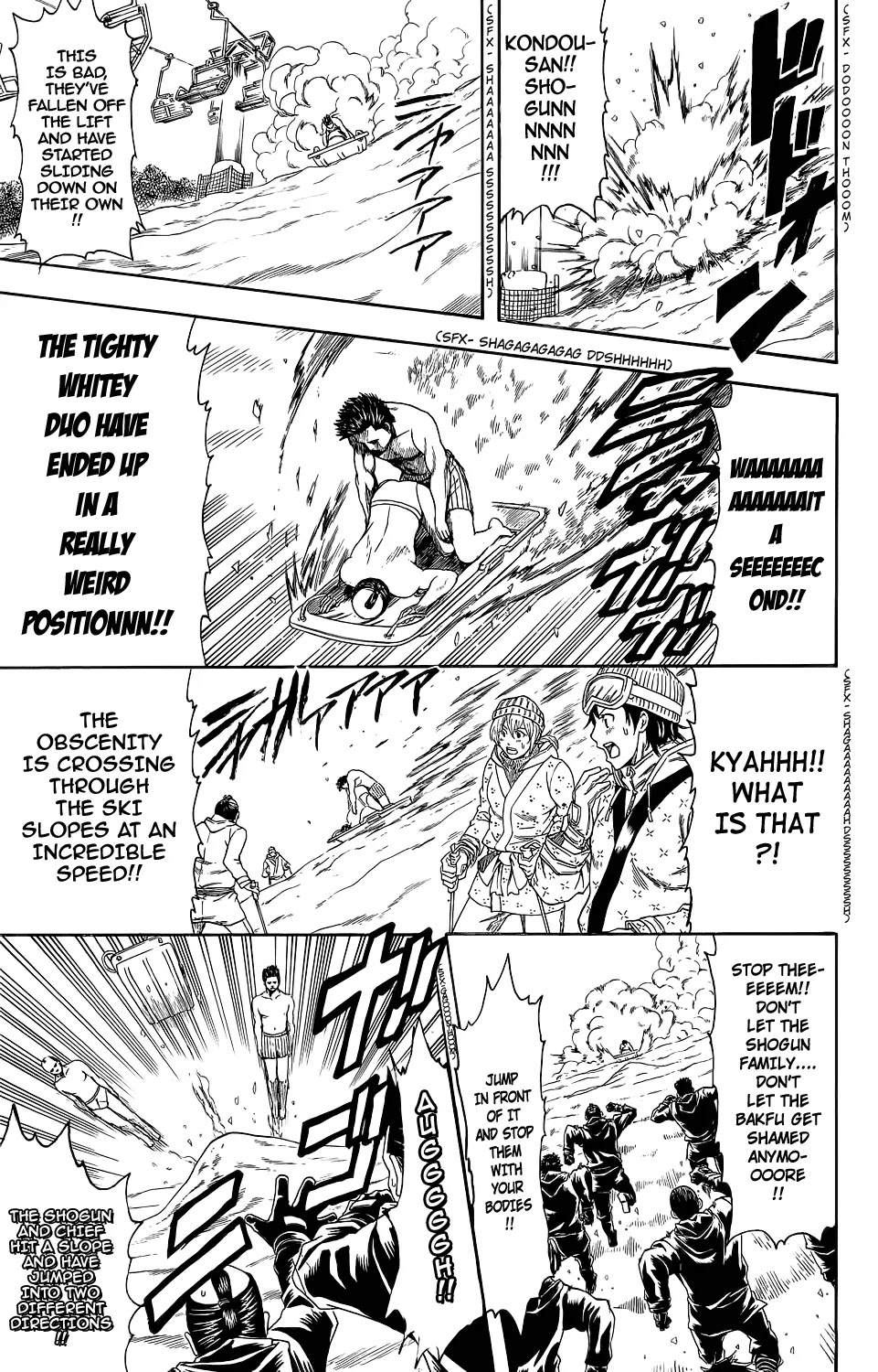 Gintama Chapter 344 page 20 - Chapter 344 : I Daresay, May I Come Skiing with You?