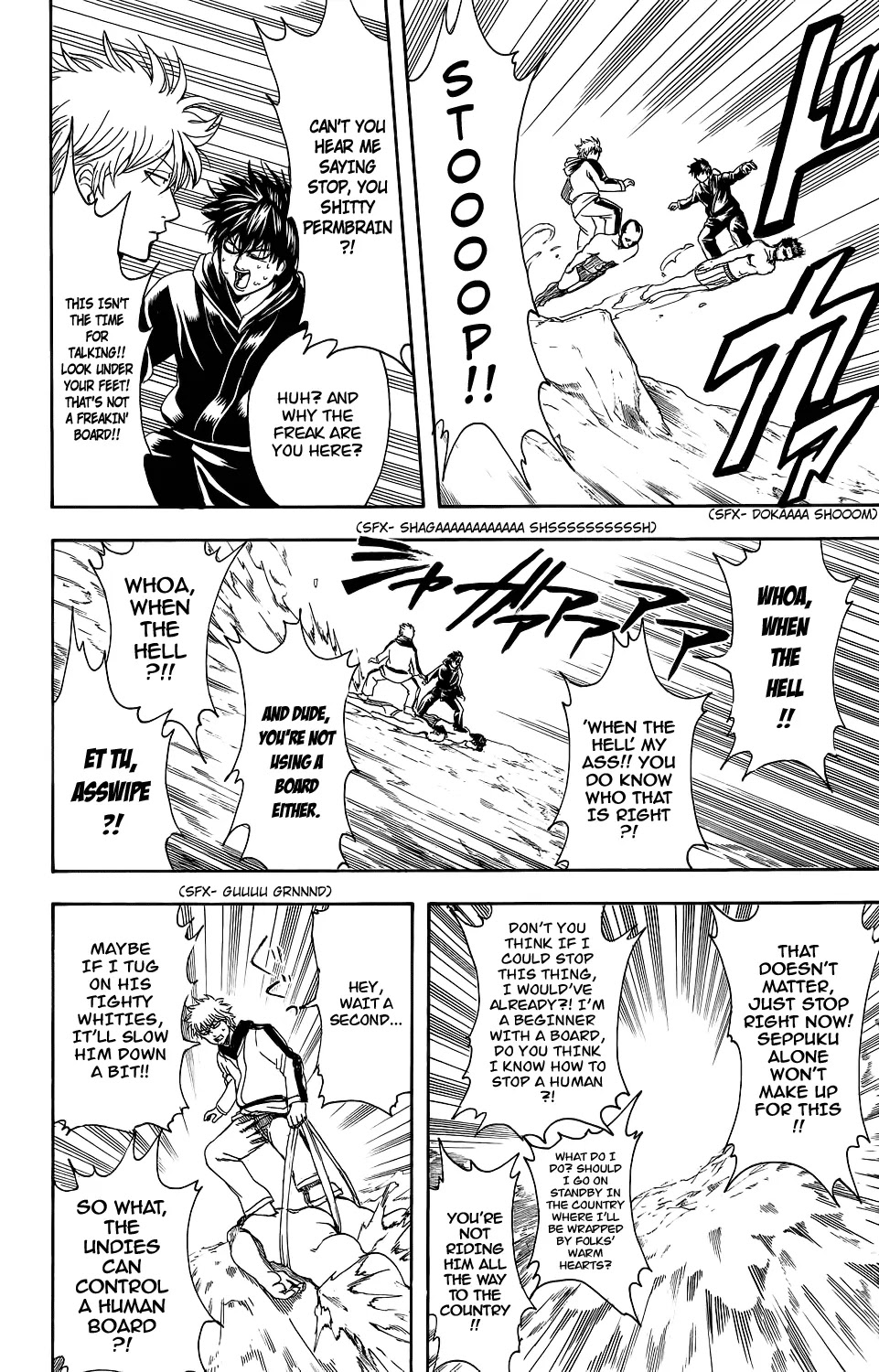 Gintama Chapter 344 page 23 - Chapter 344 : I Daresay, May I Come Skiing with You?