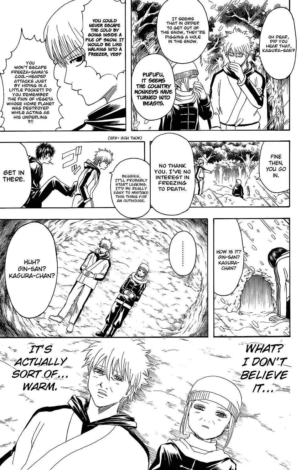 Gintama Chapter 345 page 11 - Chapter 345 : Even When One Puts the Utmost Effort into Creating Snow Domes, the Next Day Some Brat Will Break Them