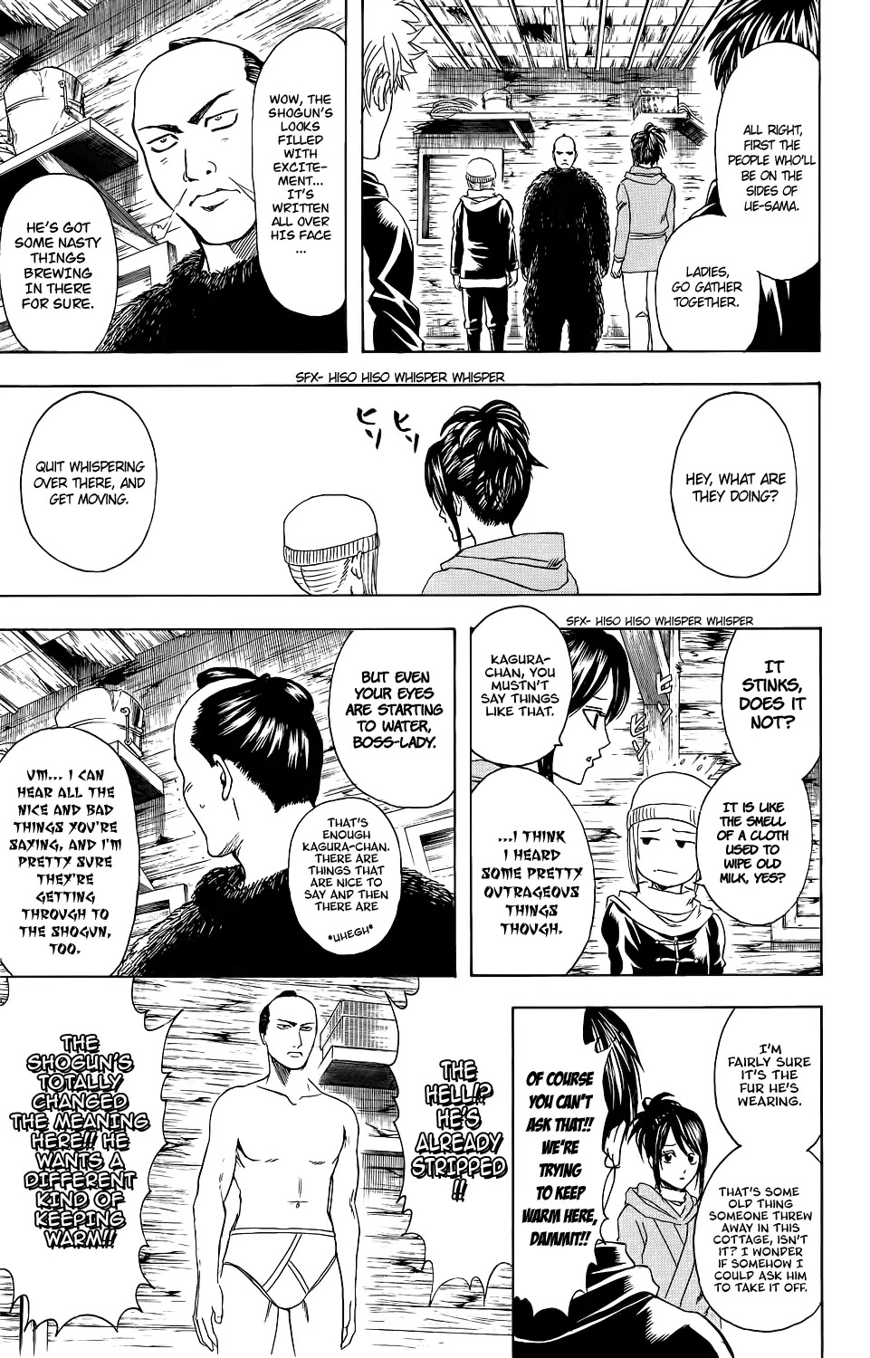 Gintama Chapter 346 page 11 - Chapter 346 : We Can't Take a Company Vacation There!!