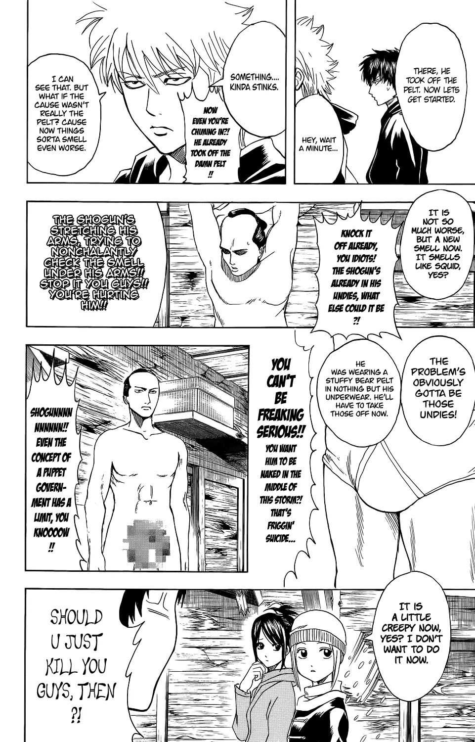 Gintama Chapter 346 page 12 - Chapter 346 : We Can't Take a Company Vacation There!!