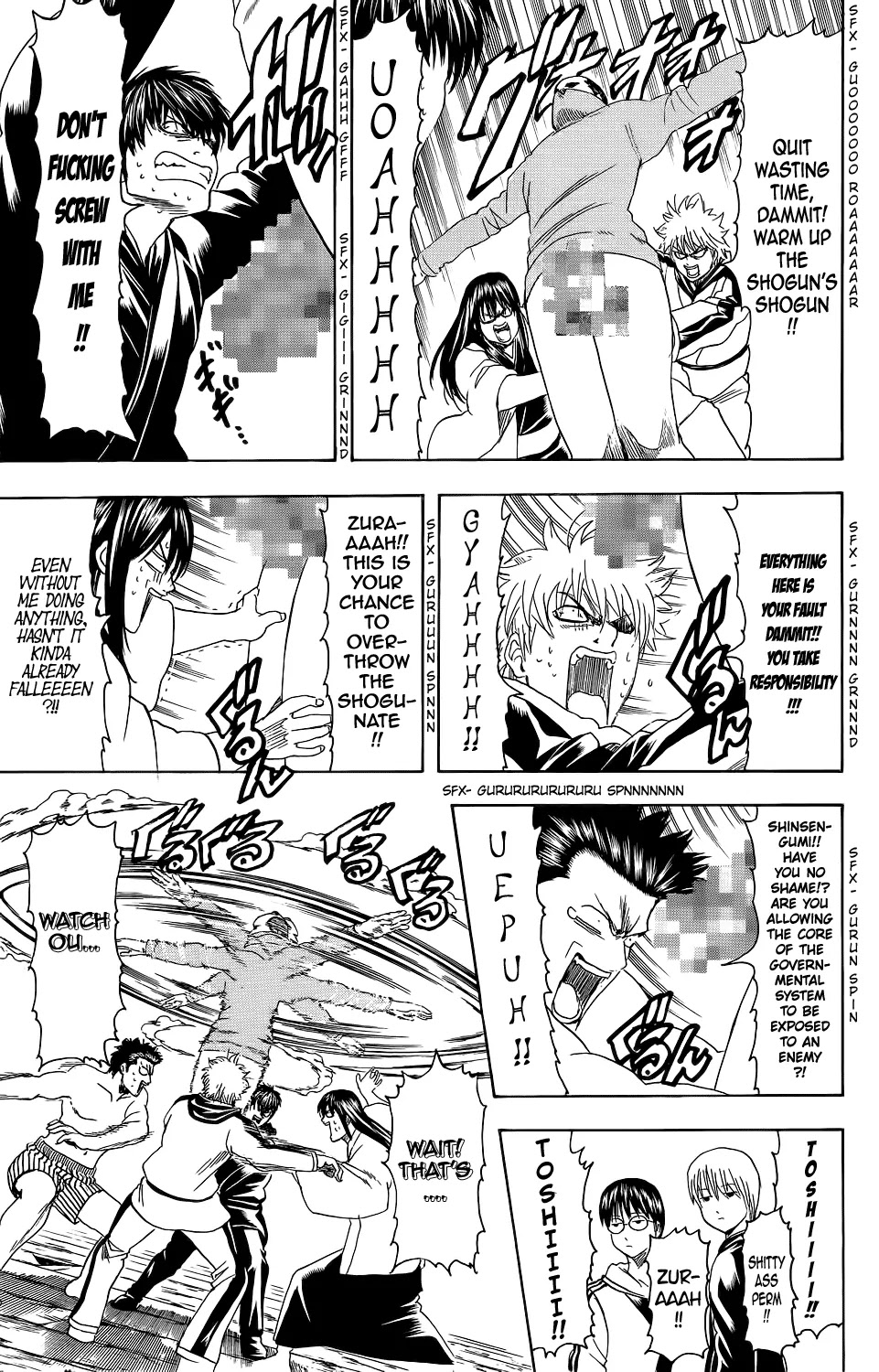 Gintama Chapter 346 page 15 - Chapter 346 : We Can't Take a Company Vacation There!!