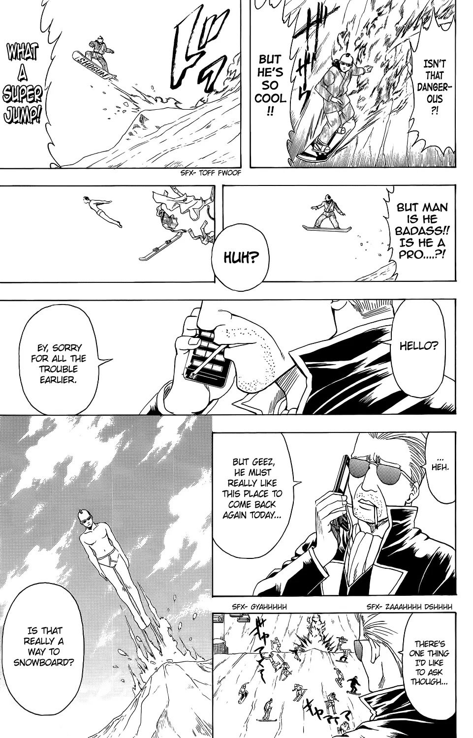 Gintama Chapter 346 page 19 - Chapter 346 : We Can't Take a Company Vacation There!!