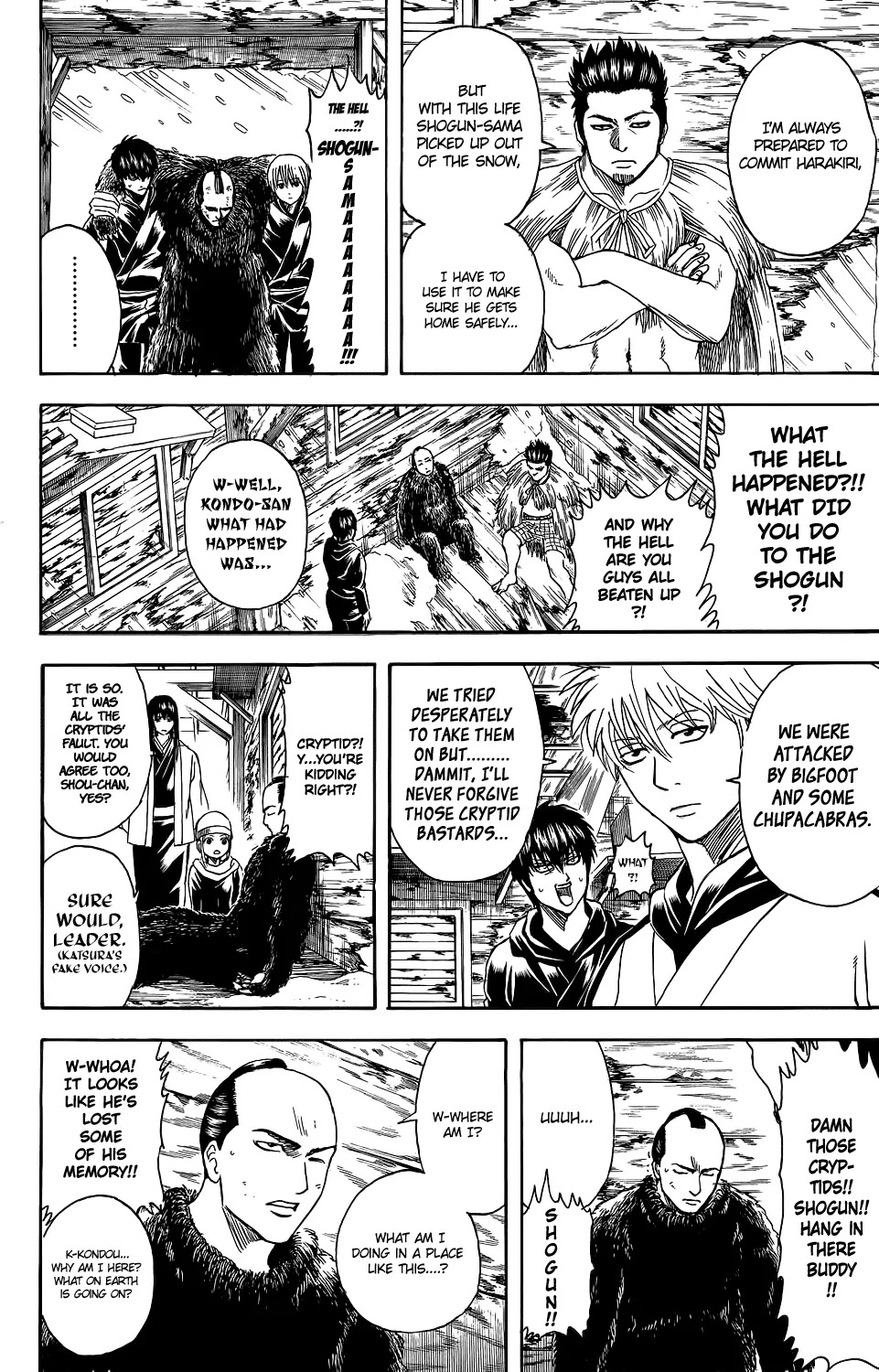 Gintama Chapter 346 page 8 - Chapter 346 : We Can't Take a Company Vacation There!!