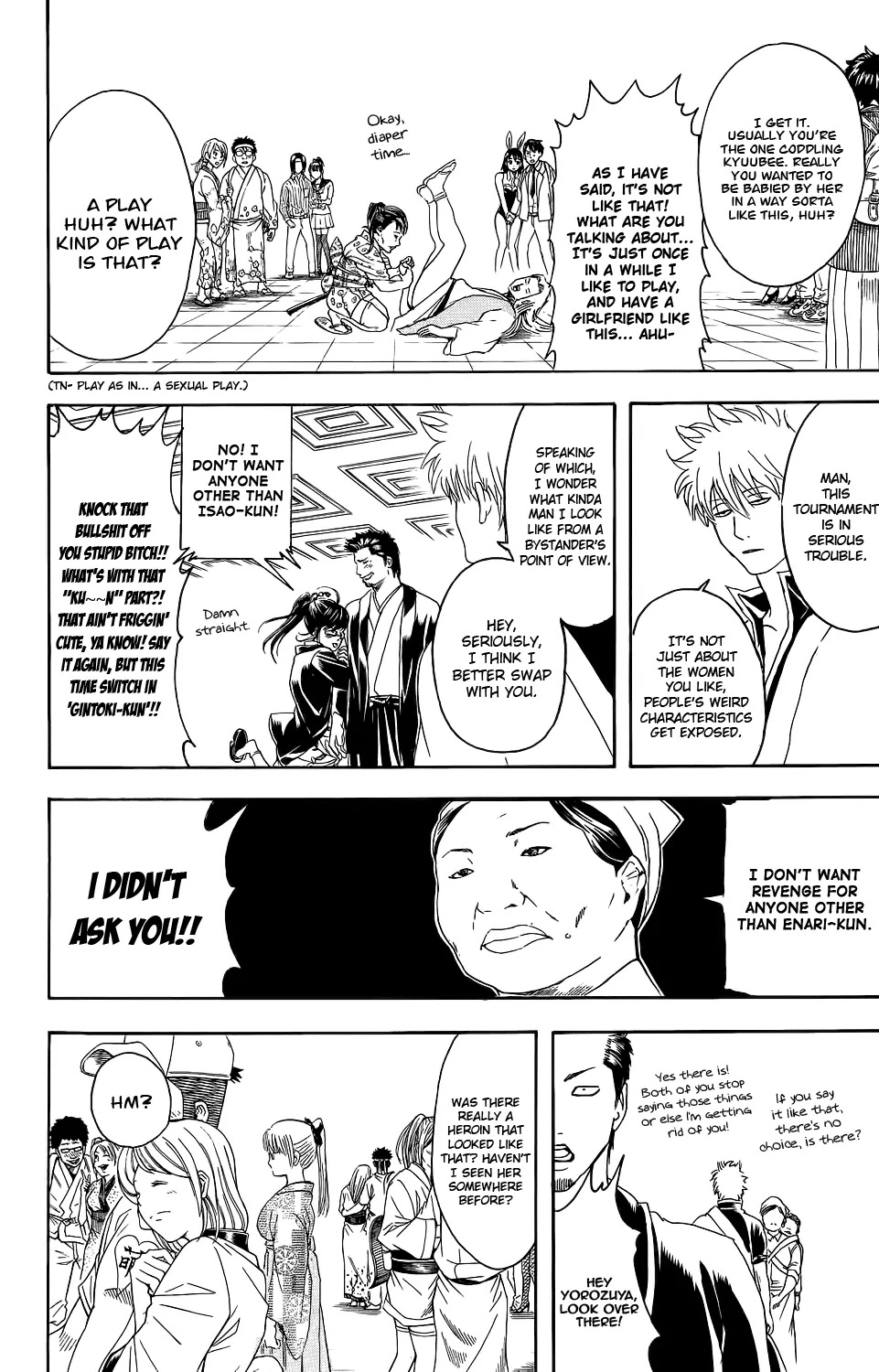 Gintama Chapter 348 page 14 - Chapter 348 : Love Is An Illusion After All