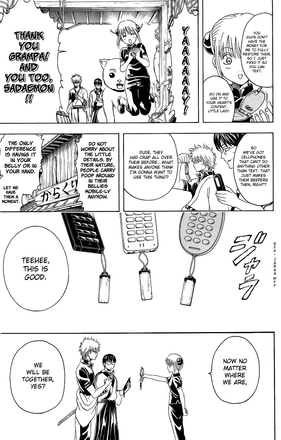 Gintama Chapter 351 page 9 - Chapter 351 : Thinking of a Title for This Thing That Sounds Like a Text Message Subject Was a Pain in the Ass