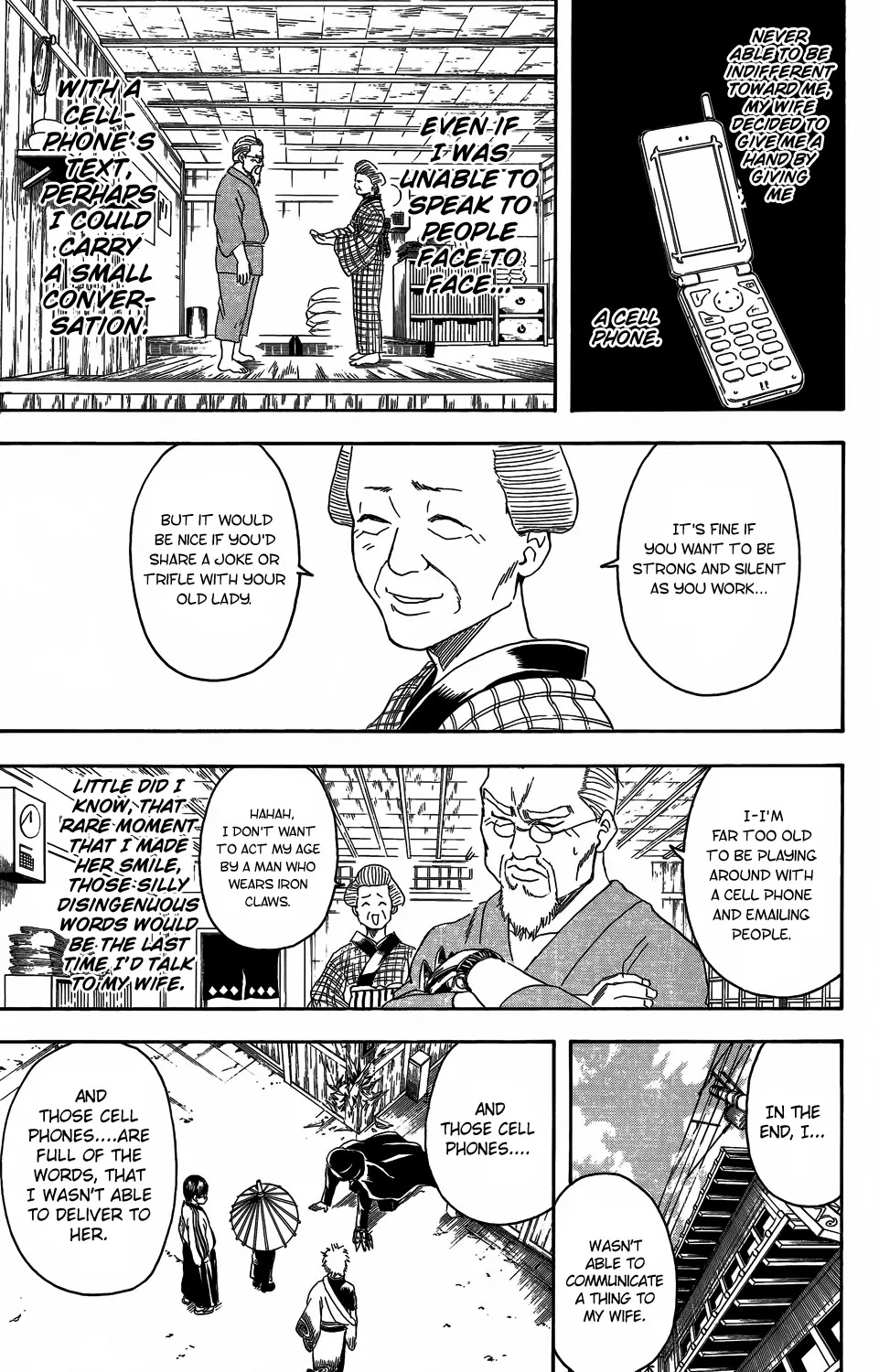 Gintama Chapter 352 page 9 - Chapter 352 : Messenger From Out Of Range