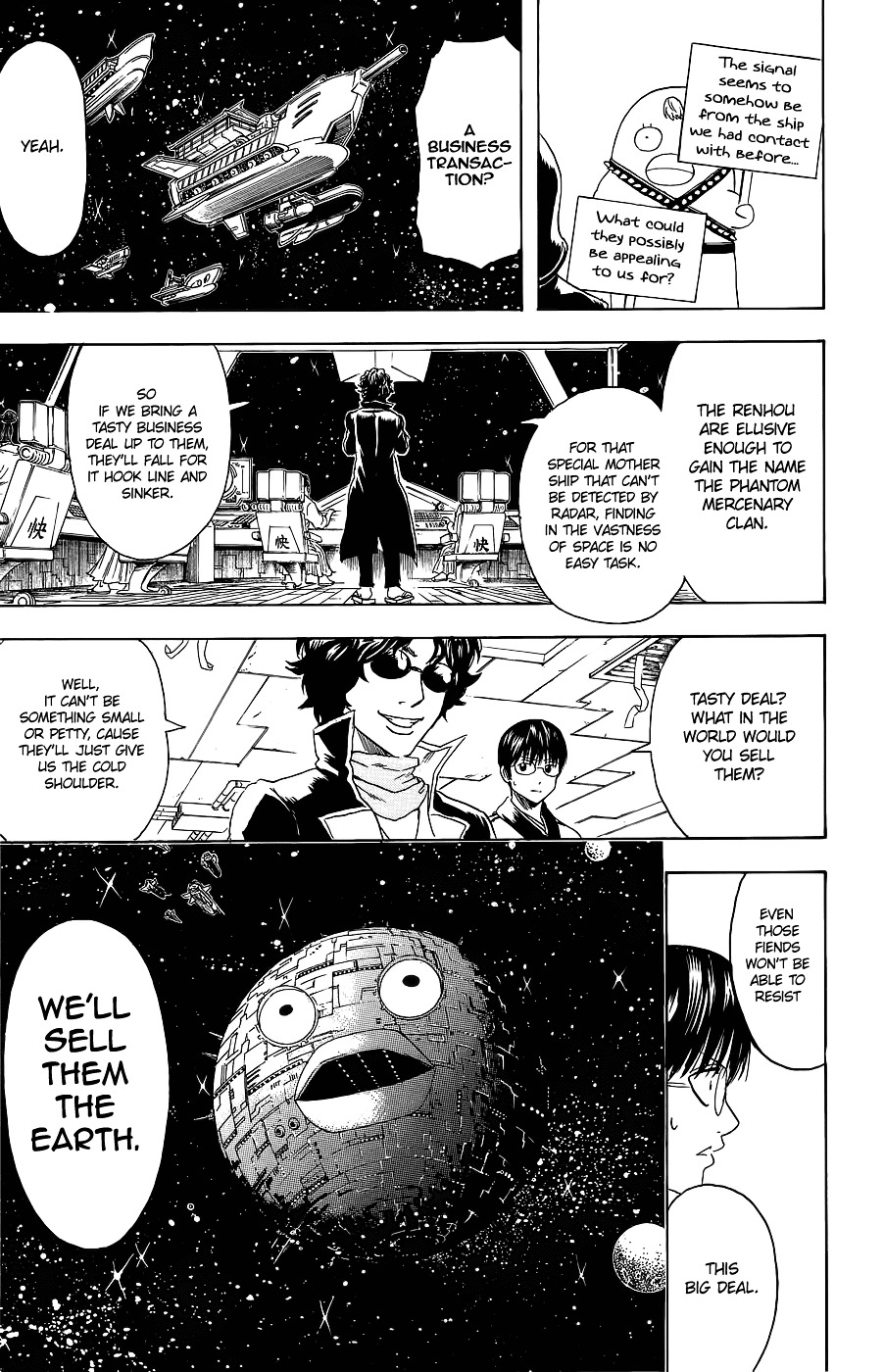 Gintama Chapter 355 page 10 - Chapter 355 : Space Bururun Travel Diary