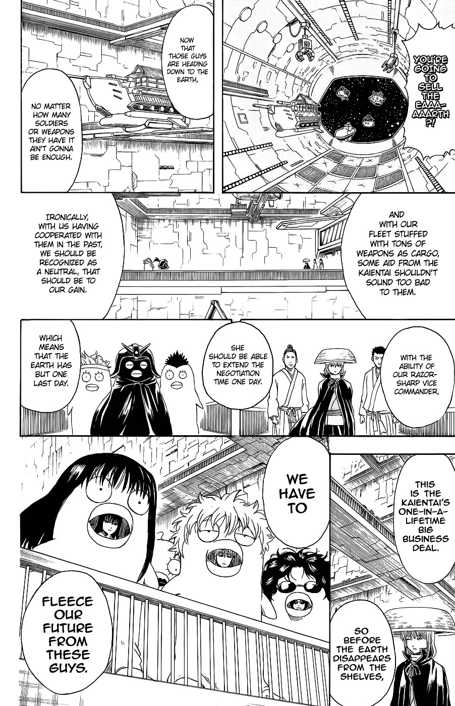 Gintama Chapter 355 page 11 - Chapter 355 : Space Bururun Travel Diary