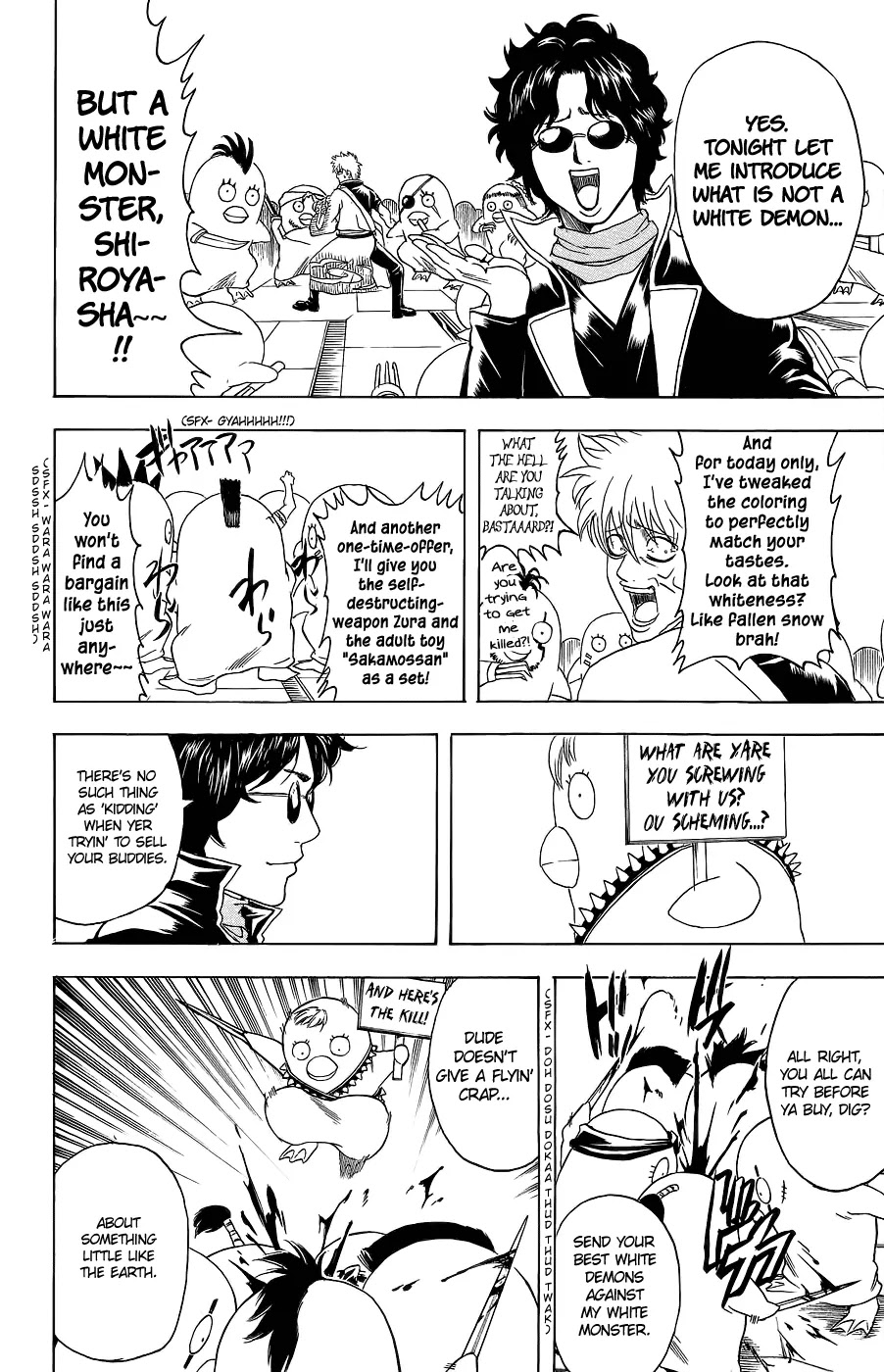 Gintama Chapter 357 page 4 - Chapter 357 : A Senryouhako is just a trash bin