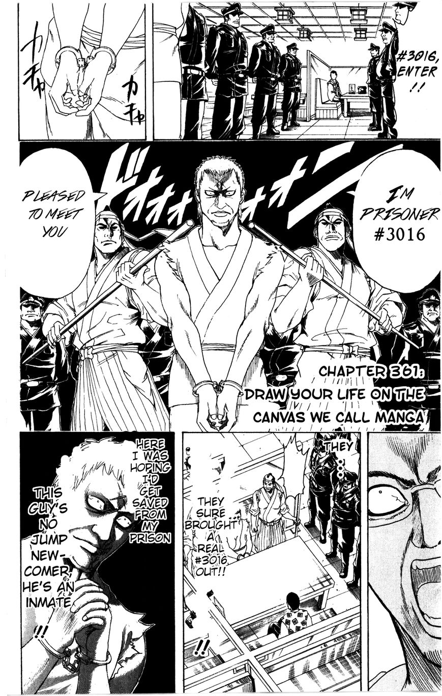 Gintama Chapter 361 page 11 - Chapter 361 : Draw Your Life on the Canvas We Call Manga