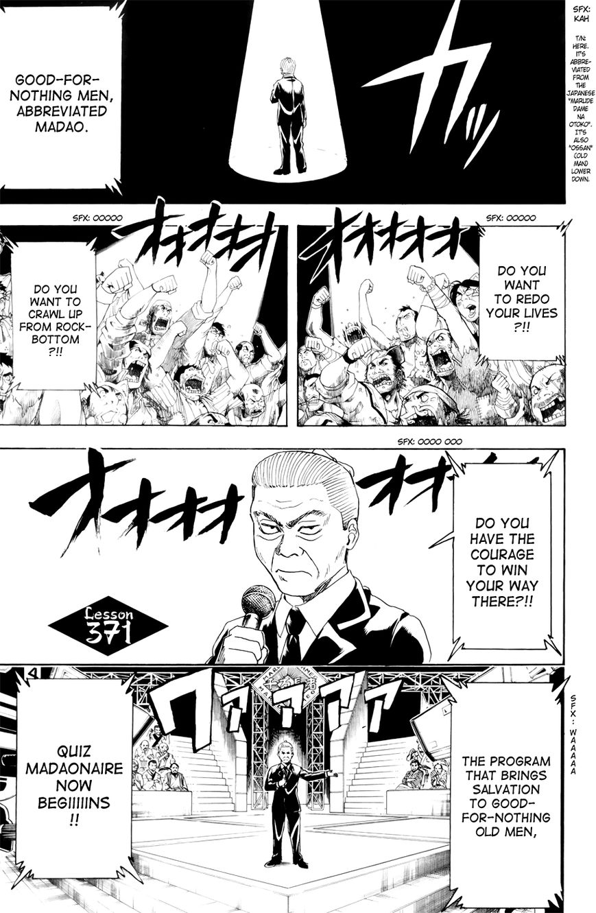 Gintama Chapter 371 page 10 - Chapter 371 : Madaodog Millionaire