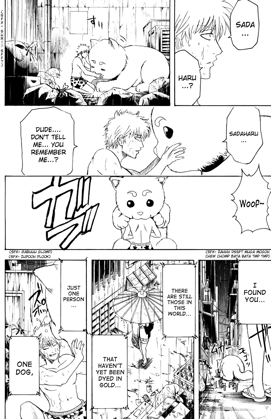 Gintama Chapter 373.2 page 10 - Chapter 373 (v2) : Continuation - Nobody With a Straight Perm is a Bad Guy