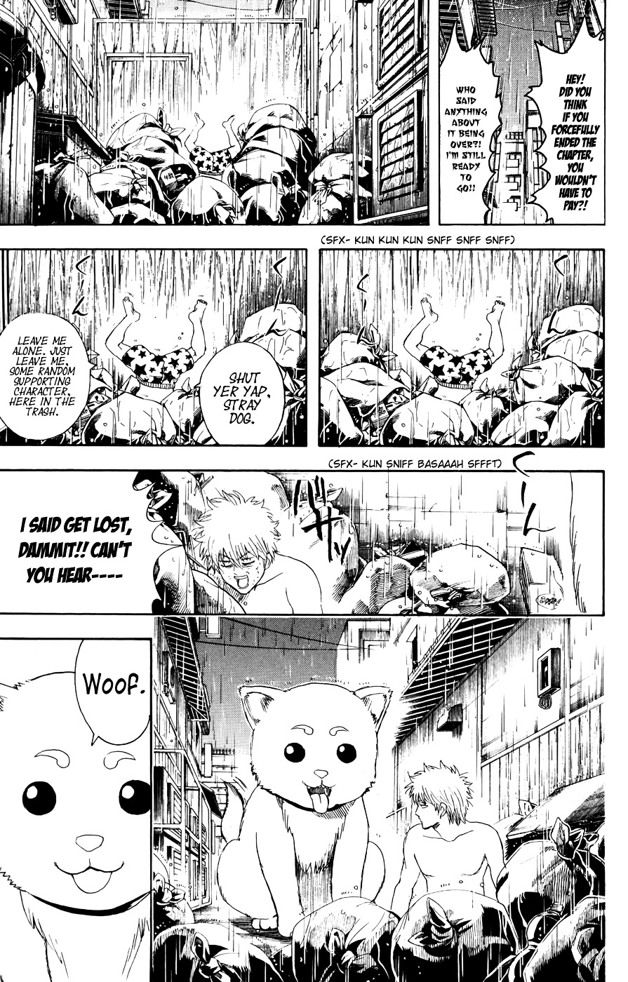 Gintama Chapter 373.2 page 9 - Chapter 373 (v2) : Continuation - Nobody With a Straight Perm is a Bad Guy