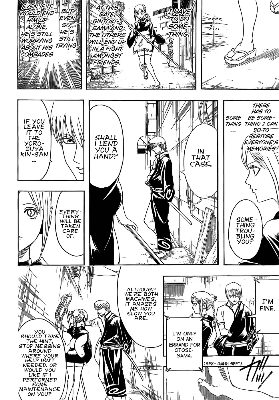 Gintama Chapter 375 page 10 - Chapter 375 : Kin-san's Kin****