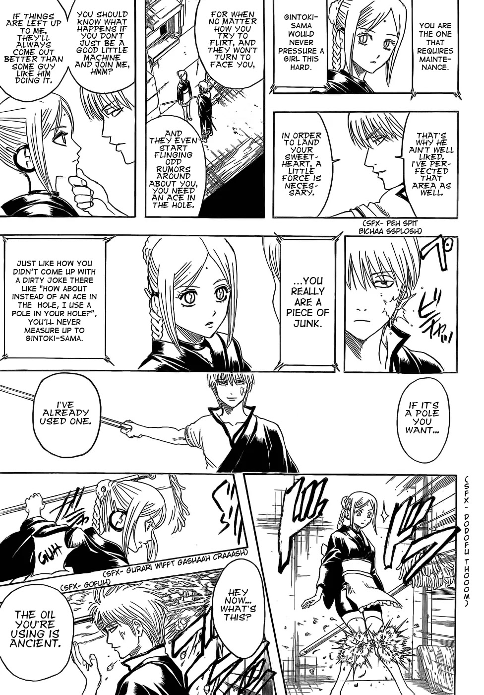 Gintama Chapter 375 page 11 - Chapter 375 : Kin-san's Kin****