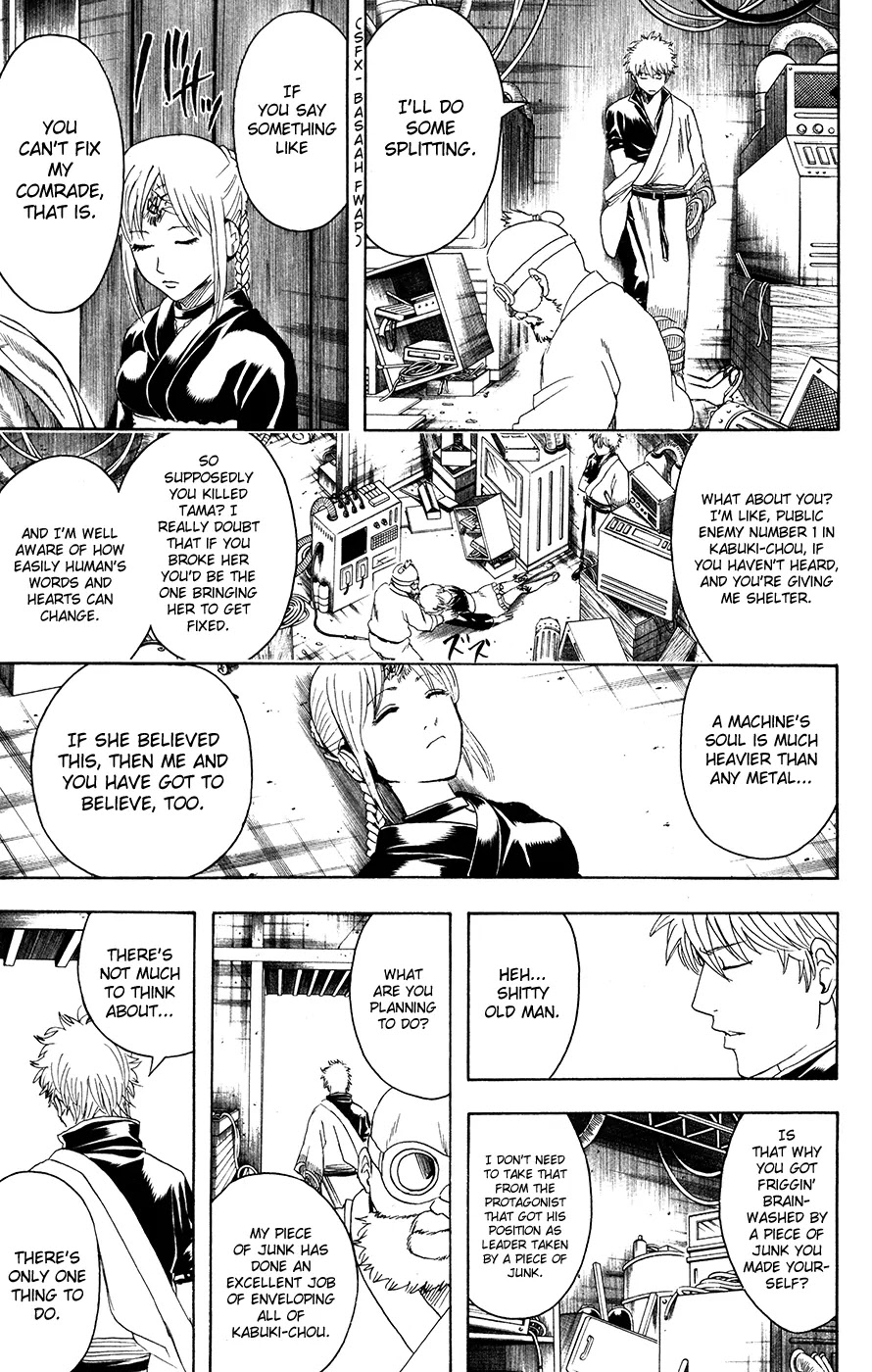 Gintama Chapter 376 page 7 - Chapter 376 : Writing 'Friend' and Reading it as 'Enemy'