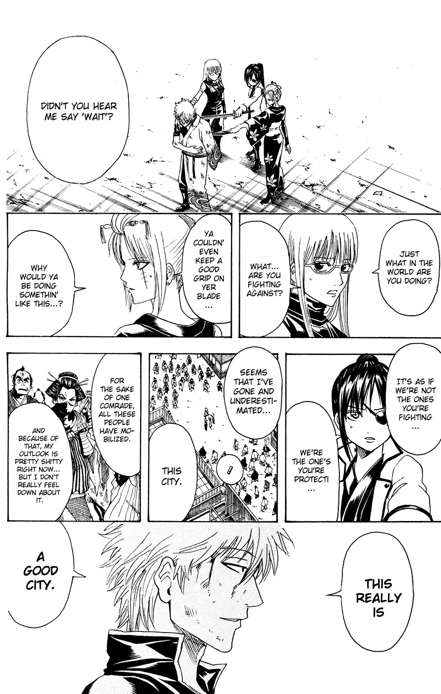 Gintama Chapter 377 page 16 - Chapter 377 : Writing 'Enemy' and Reading it as 'Friend'