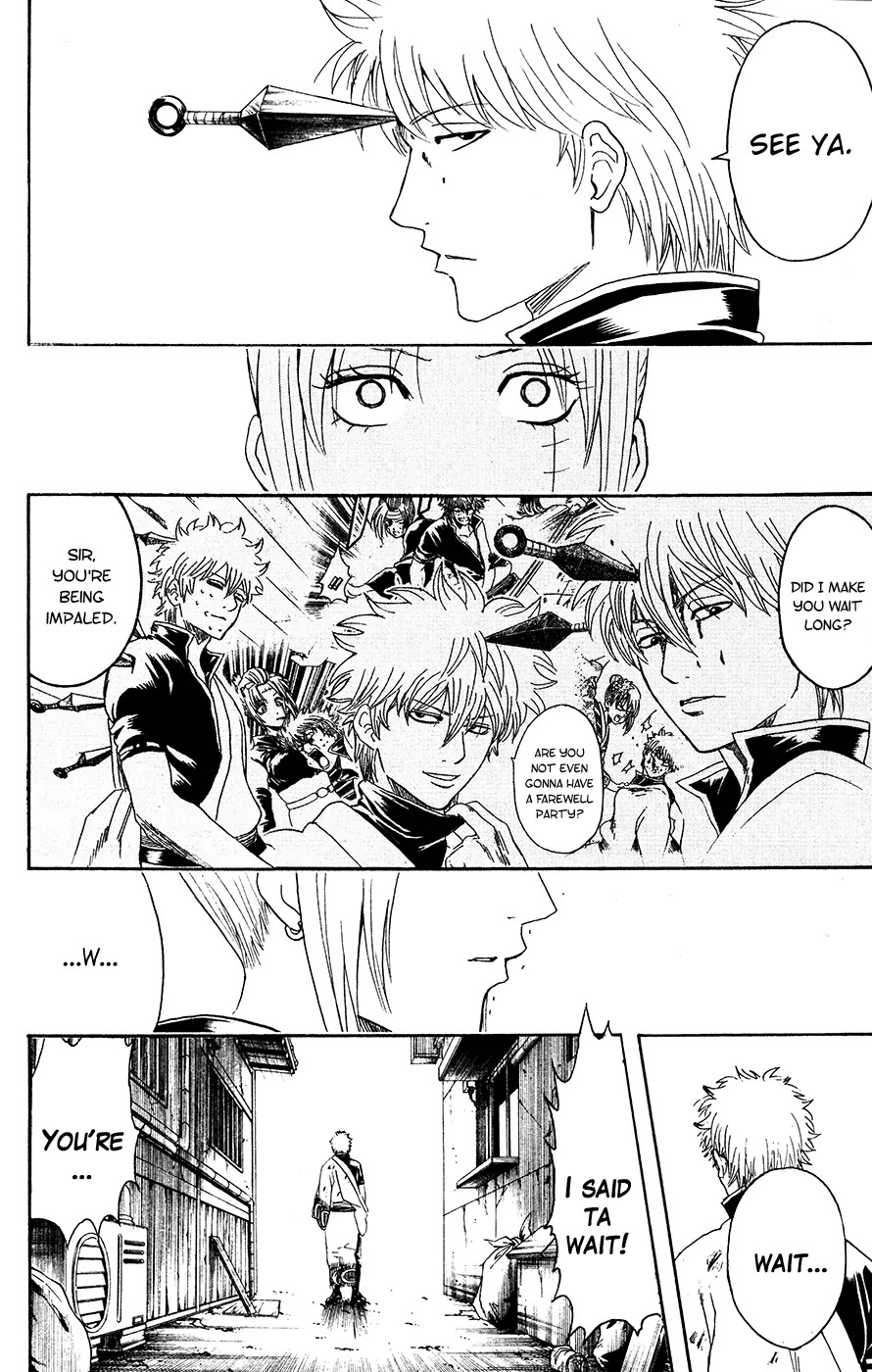 Gintama Chapter 377 page 8 - Chapter 377 : Writing 'Enemy' and Reading it as 'Friend'