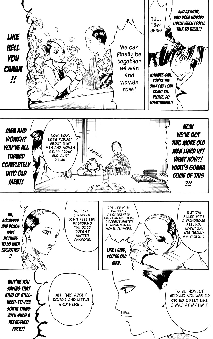 Gintama Chapter 383 page 13 - Chapter 383: When You're Sleeping Under a Kotatsu, Be Careful You Don't Cook Your ...tama