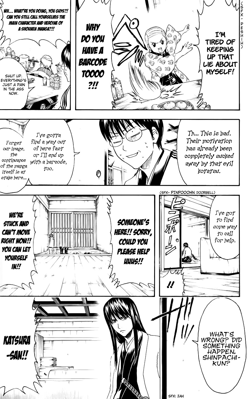 Gintama Chapter 383 page 9 - Chapter 383: When You're Sleeping Under a Kotatsu, Be Careful You Don't Cook Your ...tama