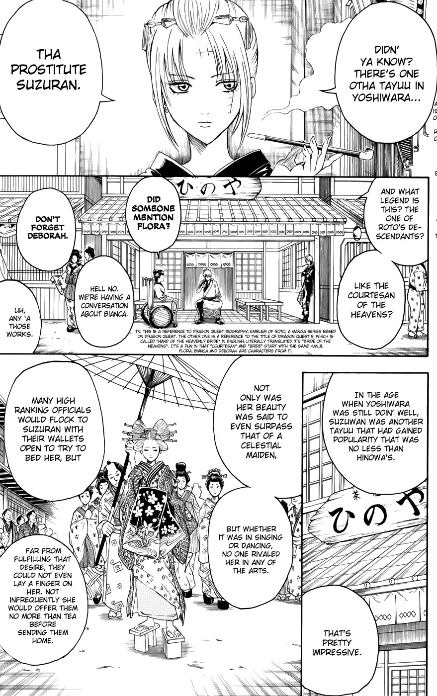 Gintama Chapter 386 page 3 - Chapter 386 : Prostitute on the Other Foot