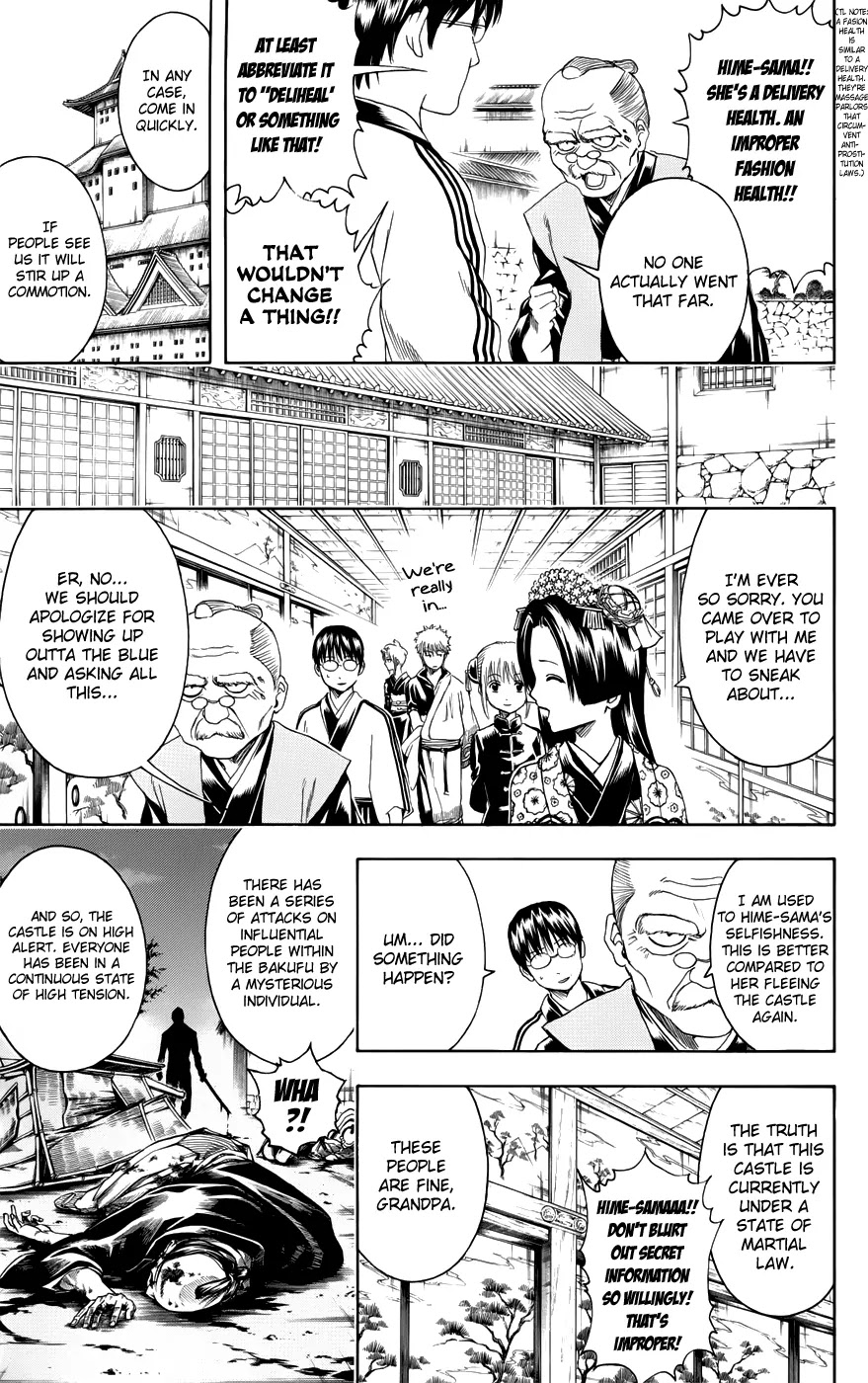 Gintama Chapter 387 page 9 - Chapter 387 : Eww! Not You, Old Man!!