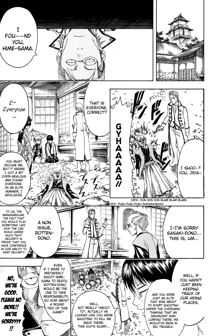 Gintama Chapter 388 page 5 - Chapter 388 : In the Palace, I Daresay!!