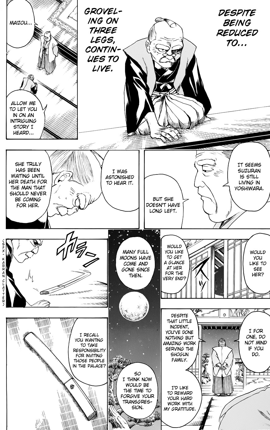 Gintama Chapter 389.2 page 16 - Chapter 389 (v2) : Sleepovers are Where You Get Pranked by the Guys That Go to Sleep Fi...