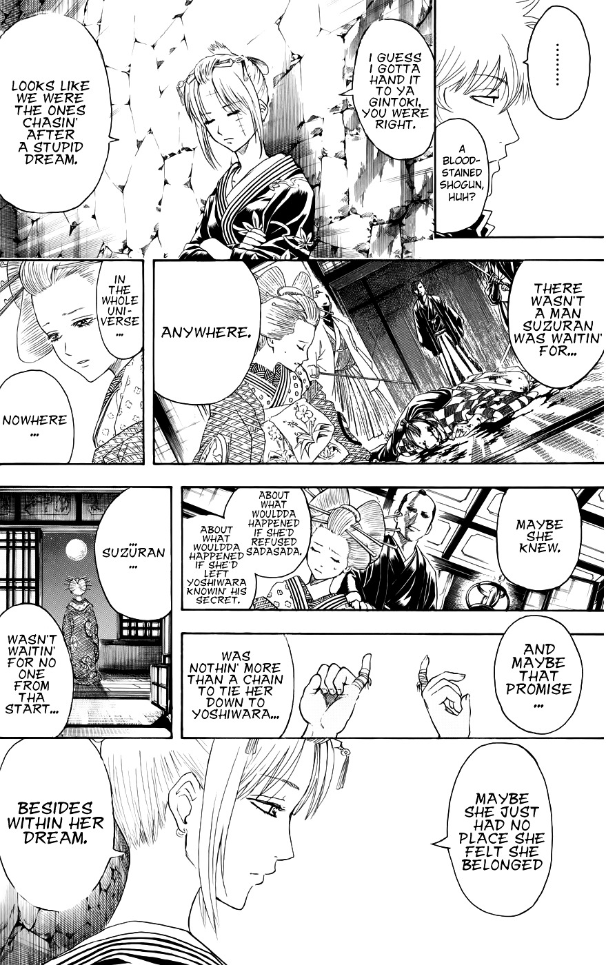 Gintama Chapter 389.2 page 7 - Chapter 389 (v2) : Sleepovers are Where You Get Pranked by the Guys That Go to Sleep Fi...