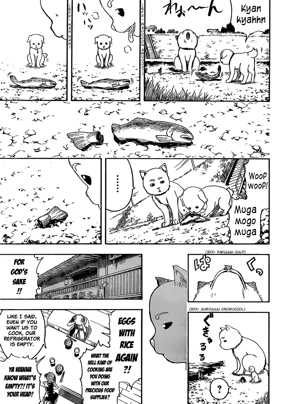 Gintama Chapter 401 page 7 - Chapter 401 : Dog Food Has Less Taste than it Appears to