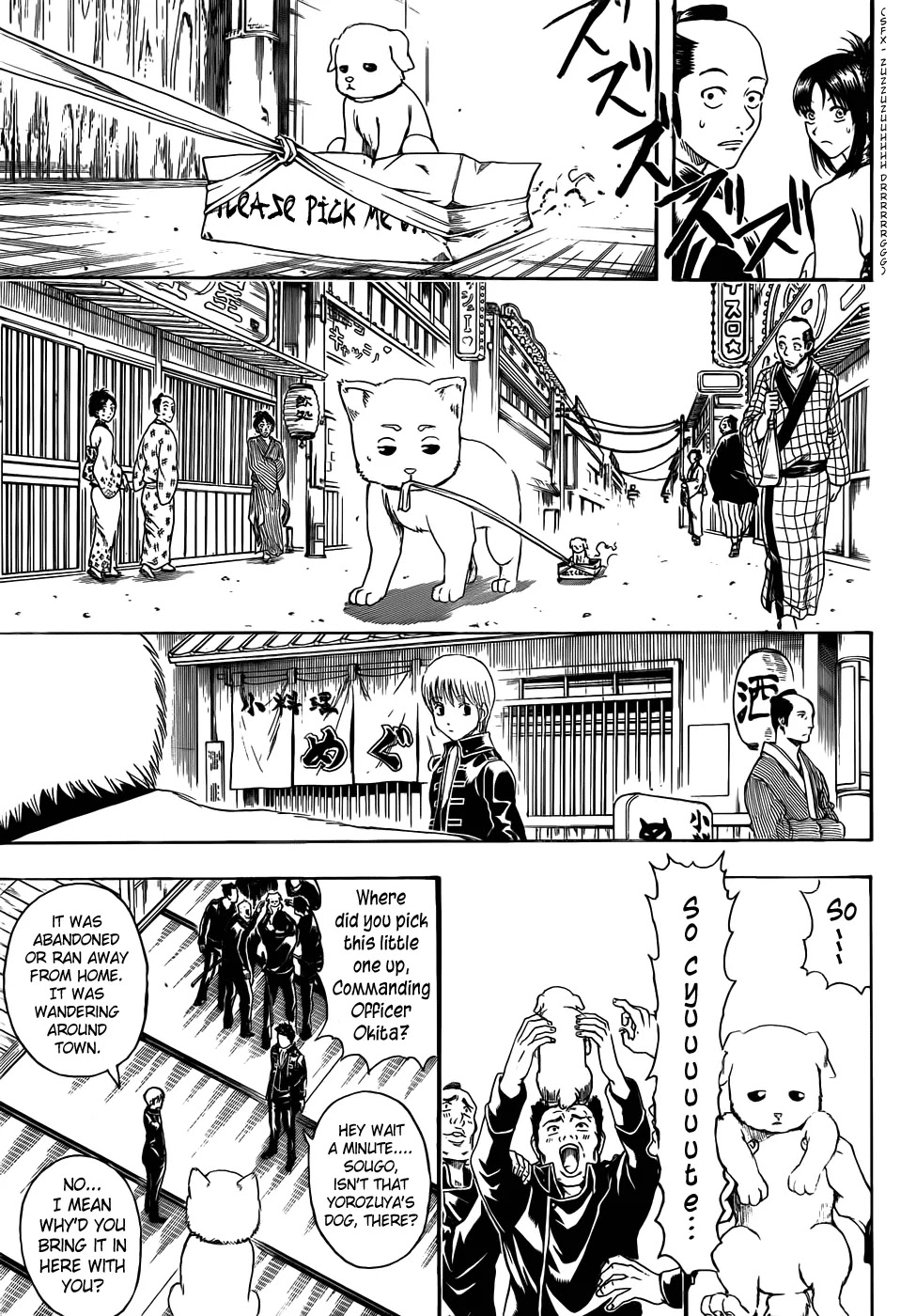 Gintama Chapter 401 page 9 - Chapter 401 : Dog Food Has Less Taste than it Appears to