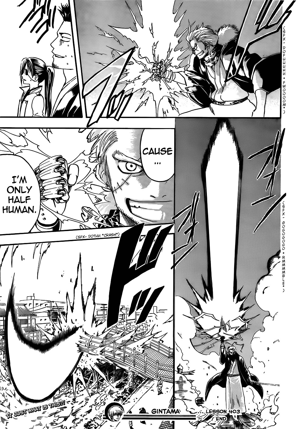Gintama Chapter 403 page 19 - Chapter 403 : The Sound of the Thing Called a Beam Shoots Through All People