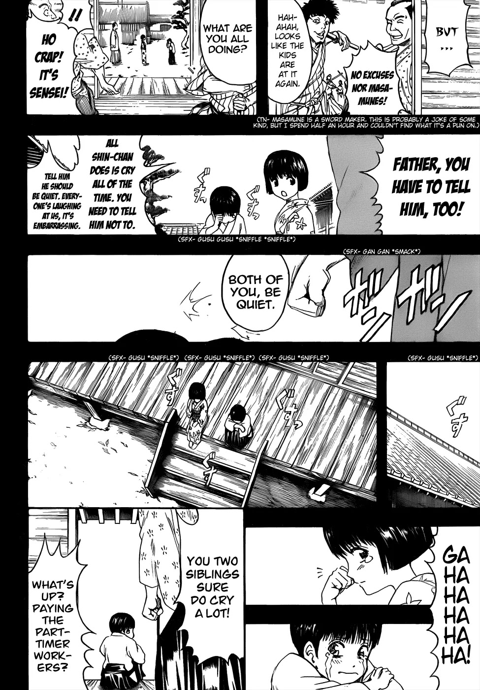 Gintama Chapter 404 page 12 - Chapter 404 : A Laughing Gate Invites Misfortune