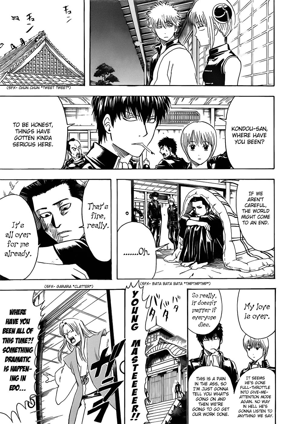 Gintama Chapter 404 page 17 - Chapter 404 : A Laughing Gate Invites Misfortune