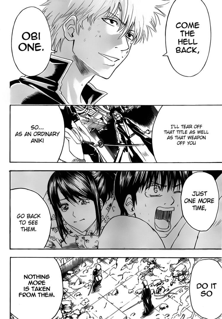 Gintama Chapter 406 page 18 - Chapter 406 : Each Person's Dignity