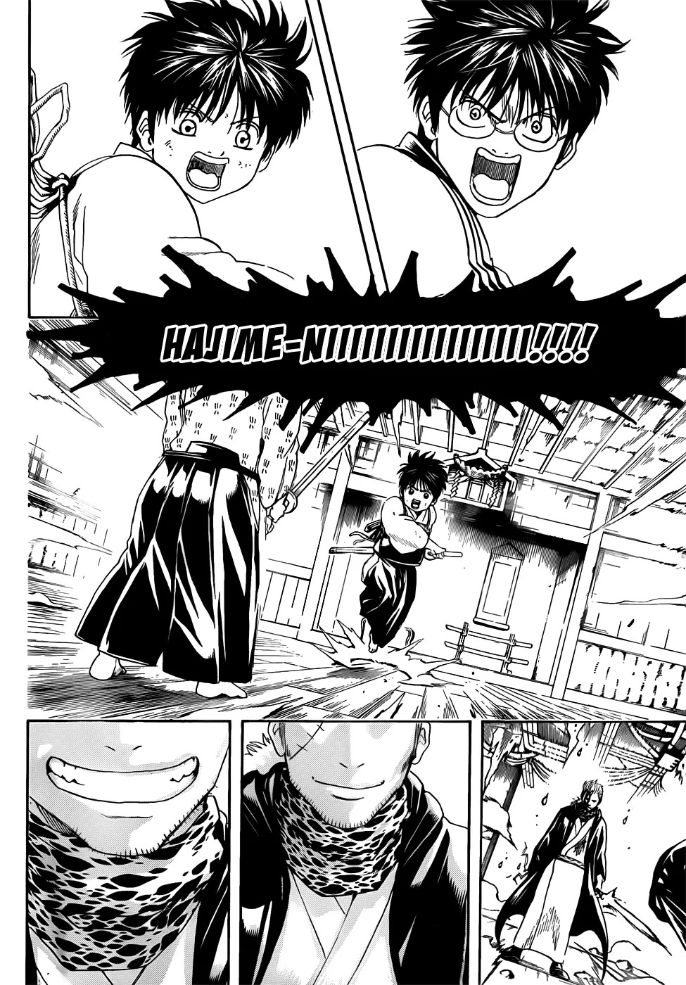 Gintama Chapter 408 page 16 - Chapter 408 : Shin-boy and Hajime-nii